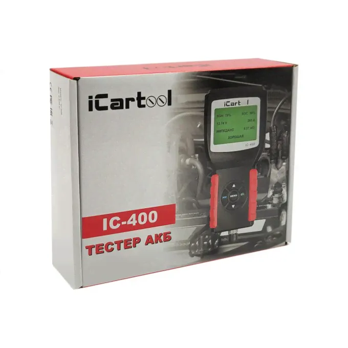 Тестер аккумуляторных батарей ICARTOOL IC-400 959874-0