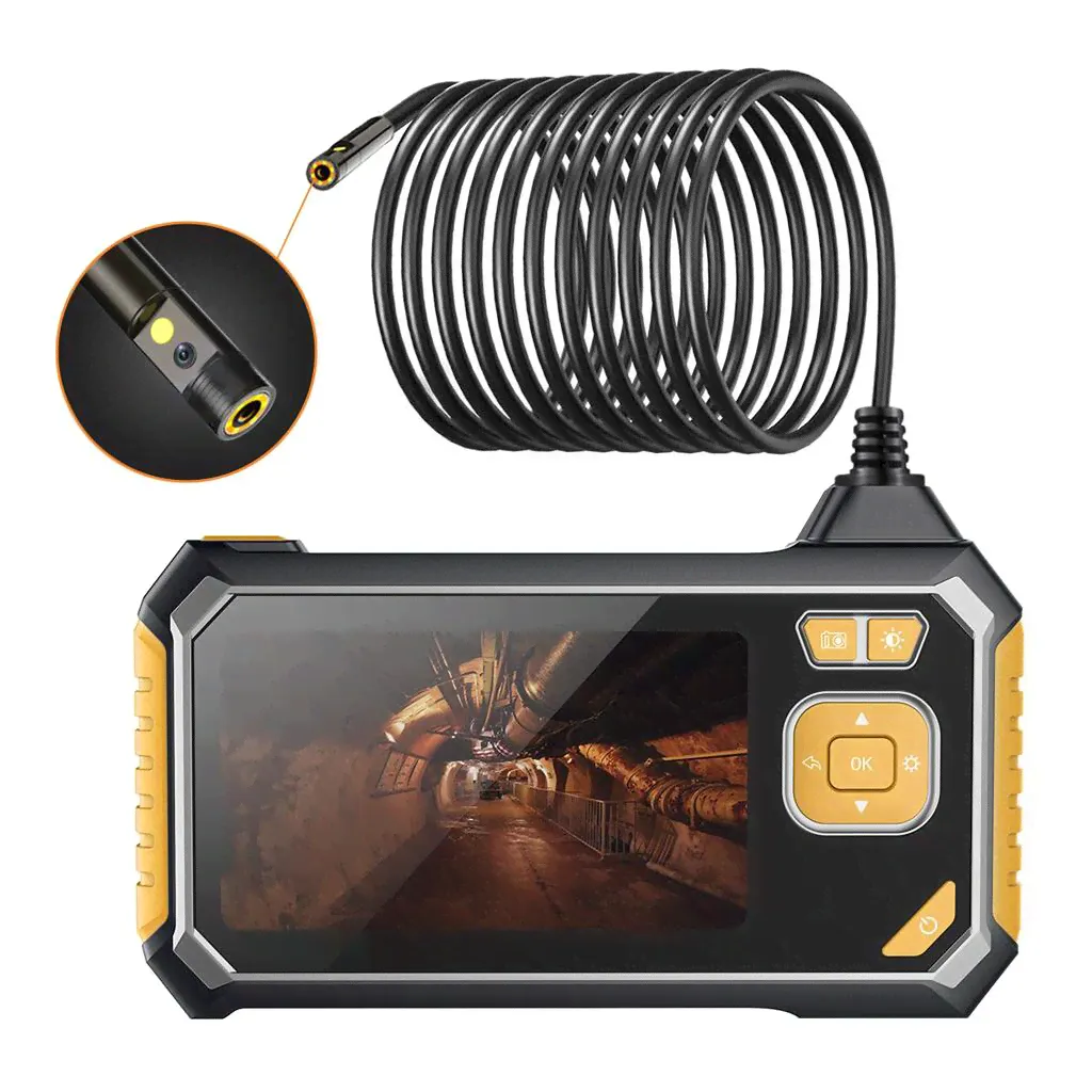 Видеоэндоскоп iCartool IC-V117 промышленный, 4.3", 1Мп, Dual Lens, 1280Х720, 3 м, 8 мм-0