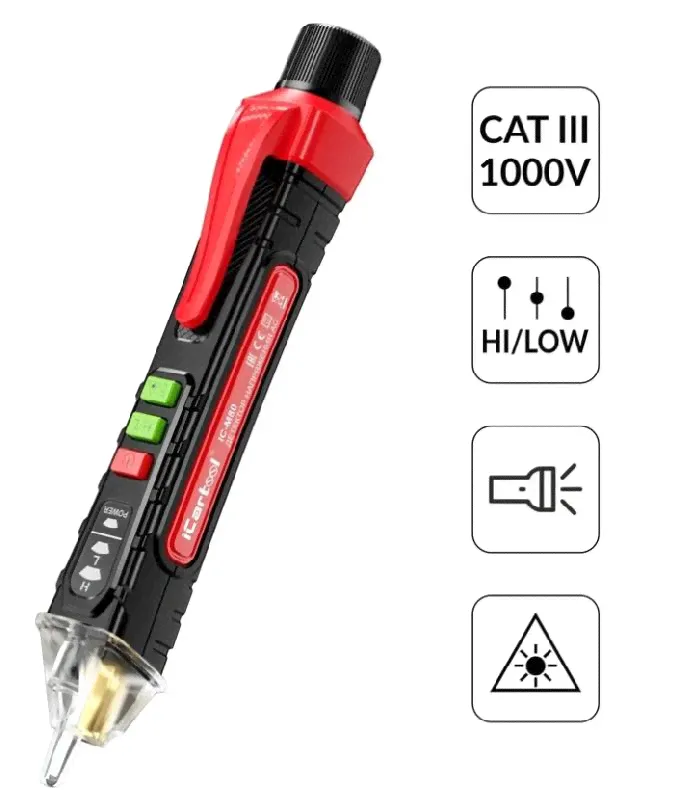 Индикатор напряжения бесконтактный ICARTOOL IC-M80-0